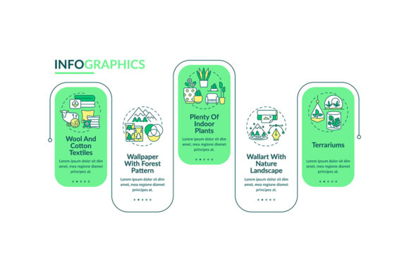Biophilia in Interior Design Infographic: A Versatile Graphic for Branding