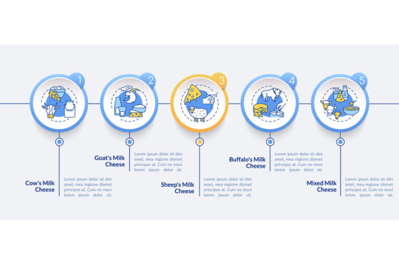 Cheese Making Vector Infographic: A Versatile Graphic Template for Local Business Branding