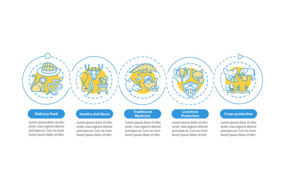 Exotic Animal Cruelty Vector Infographic for Impactful Design Projects