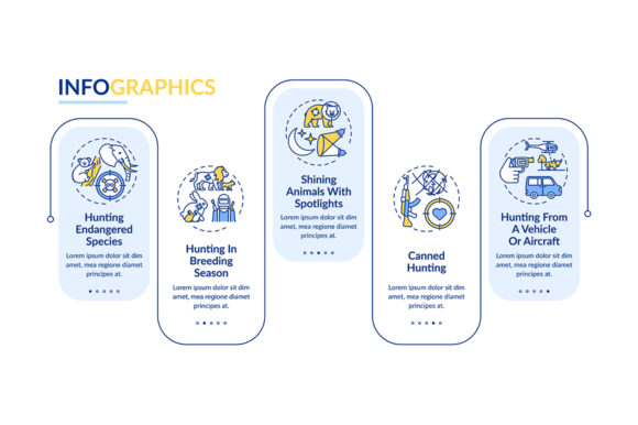Negative Effects of Hunting Infographic – A Professional Graphic Design Asset