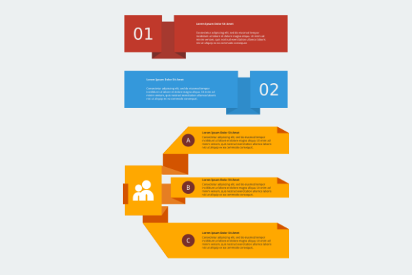 Origami Style Infographic Template: A Creative Design for Modern Branding