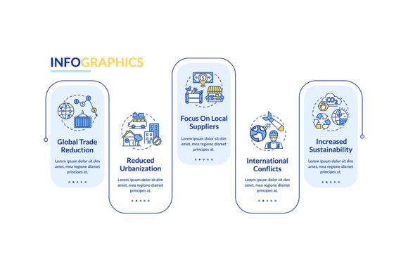 Reverse Globalization Vector Infographic for Modern Content Design
