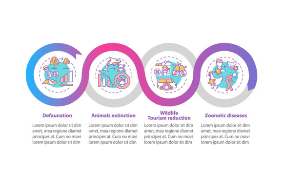 Wildlife Conservation Vector Infographic for Creative Projects