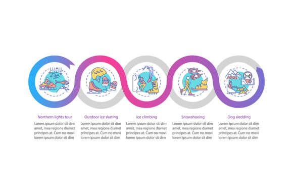 Winter Sport Activities Infographic: A Versatile Graphic Design Asset for Digital Sellers