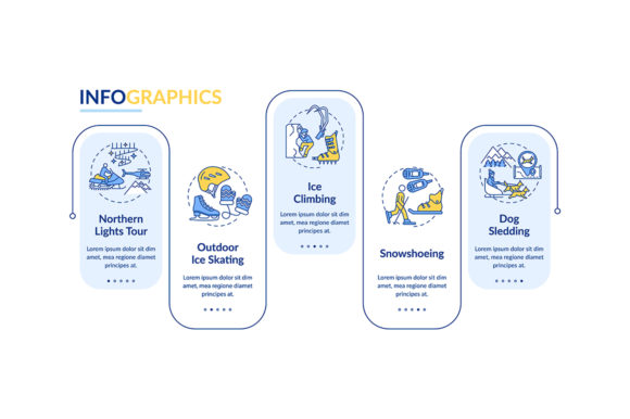 Winter Sport Activities Infographic for Digital Sellers